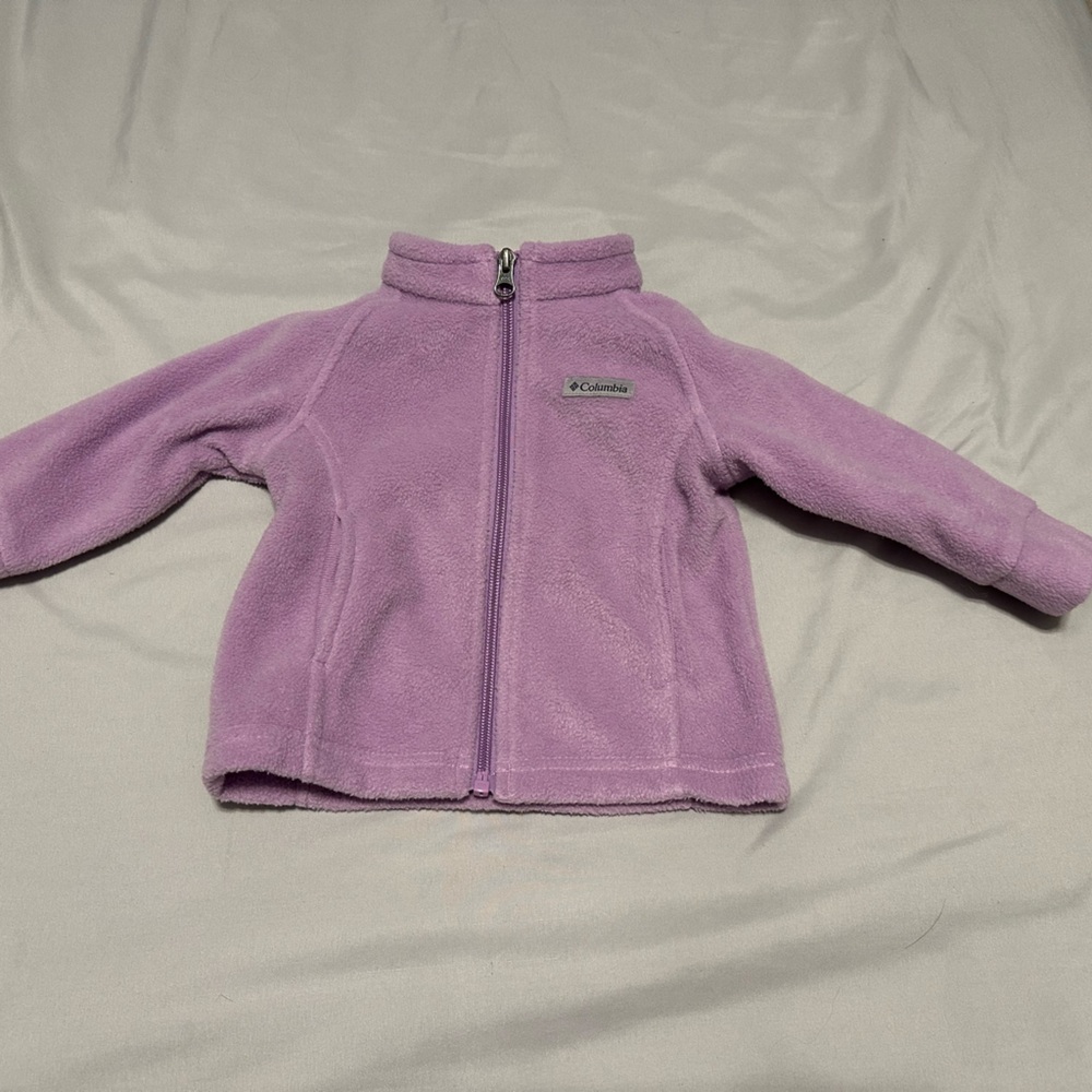 Columbia Lavender Fleece Jacket 6-12 months